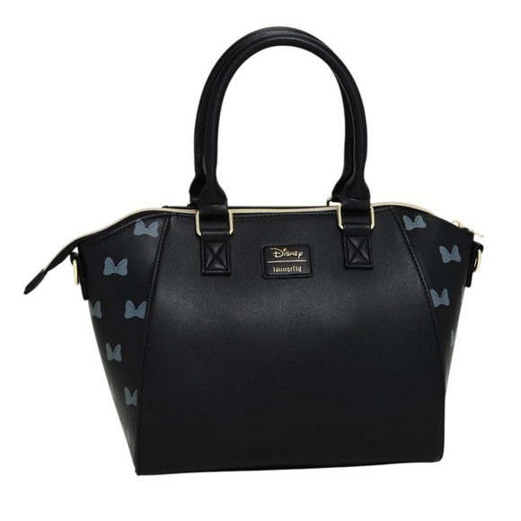 NWT Loungefly Disney Minnie Mouse Polka Dot Satchel Bag - Picture 3 of 13